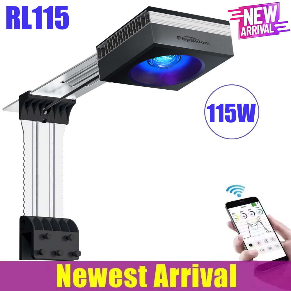 Marine Aquarium Led Lights - PopBloom WiFi Aquarium LED Light RL60/RL90/RL115,