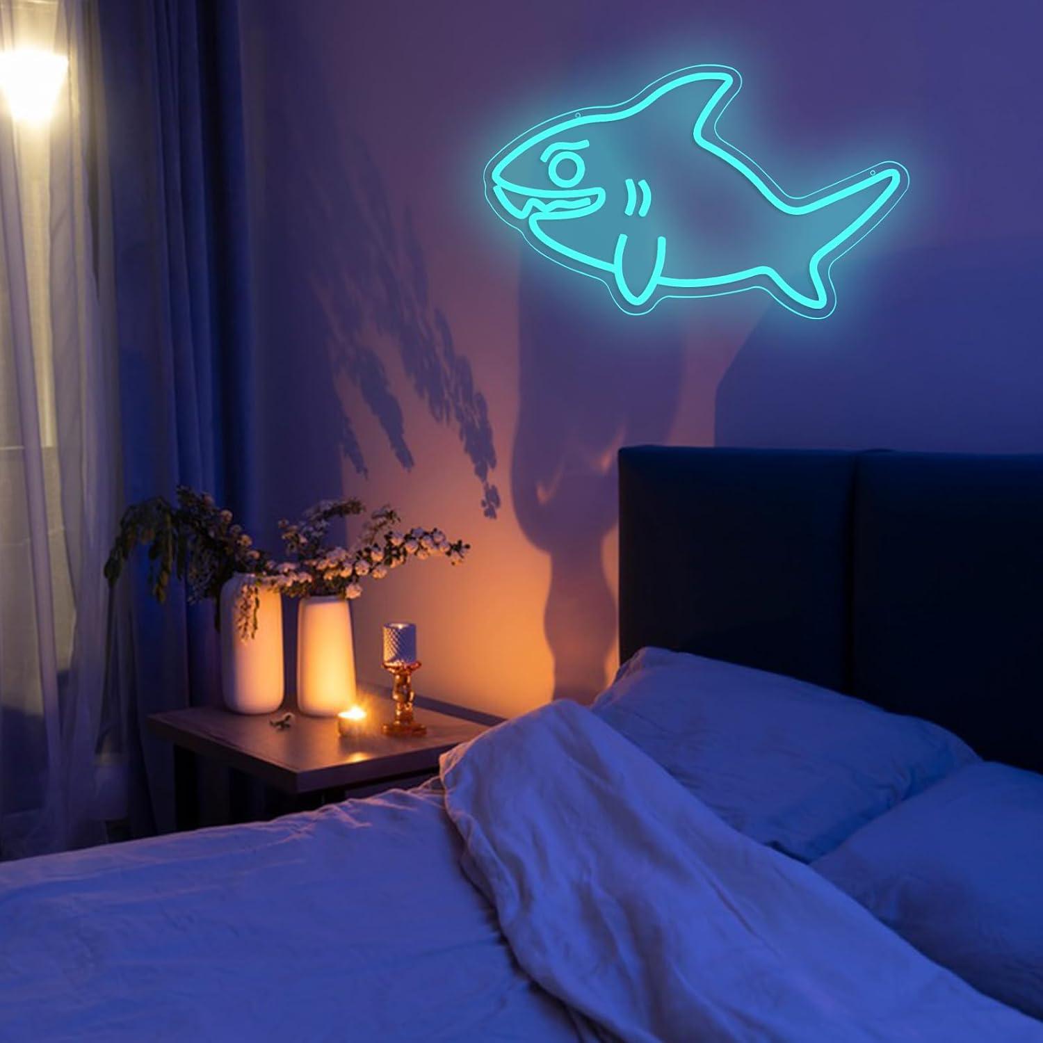 Shark Neon Sign USB Dimmable L - Marine Zoo 评论和价格