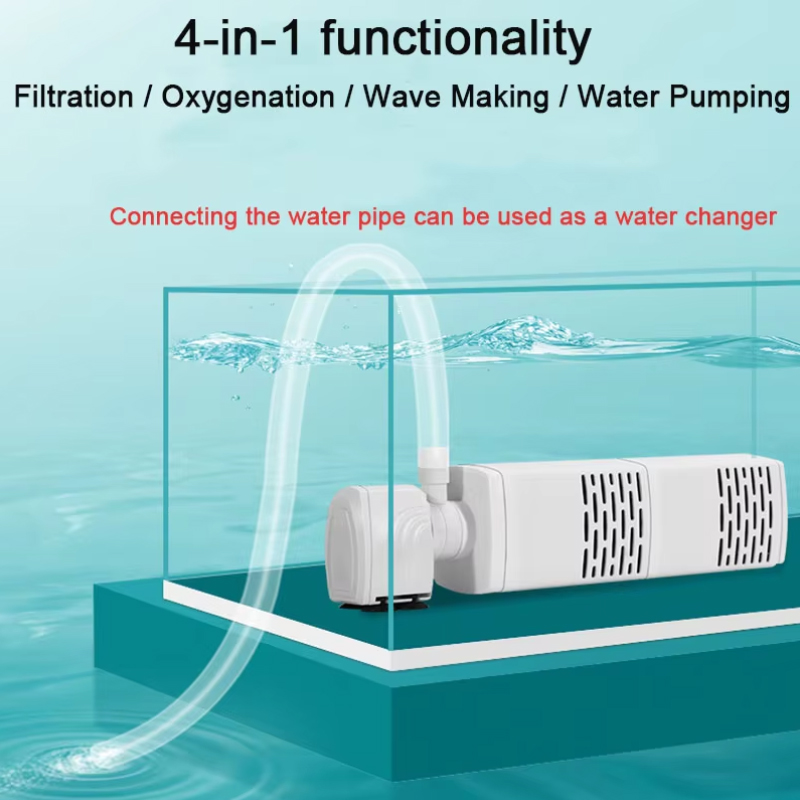 3 in 1 Aquarium Filter Pump Si - Marine Aquarium Wave Maker 评论和价格