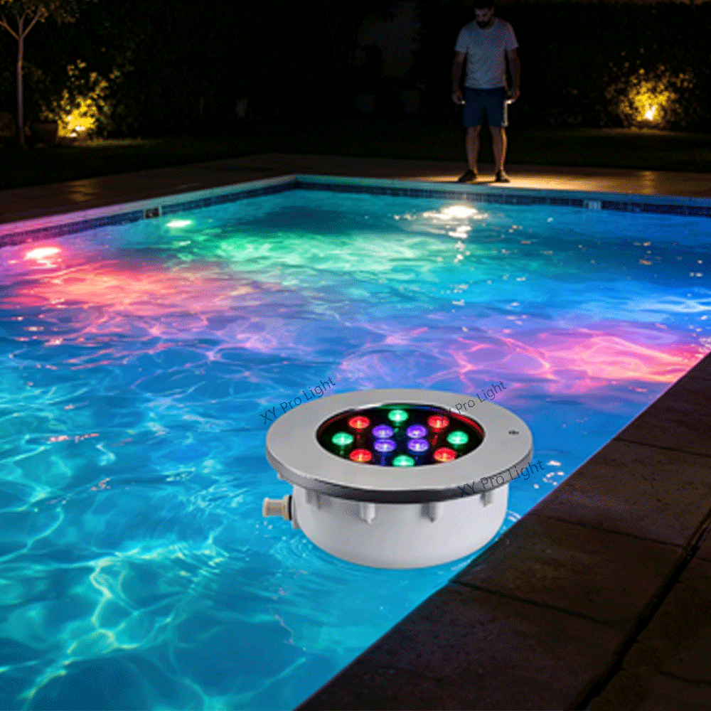 12W RGB LED Underwater Light R - Marine Aquarium Led Lights 评论和价格