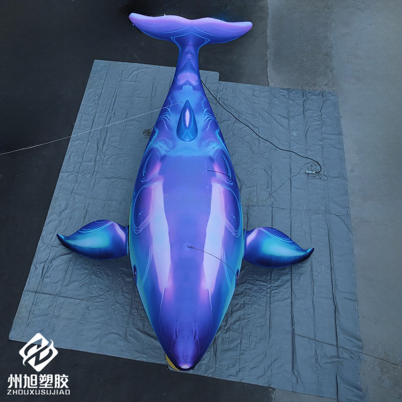 Inflatable blue whale, used as - Aquarium Blue Marine 评论和价格