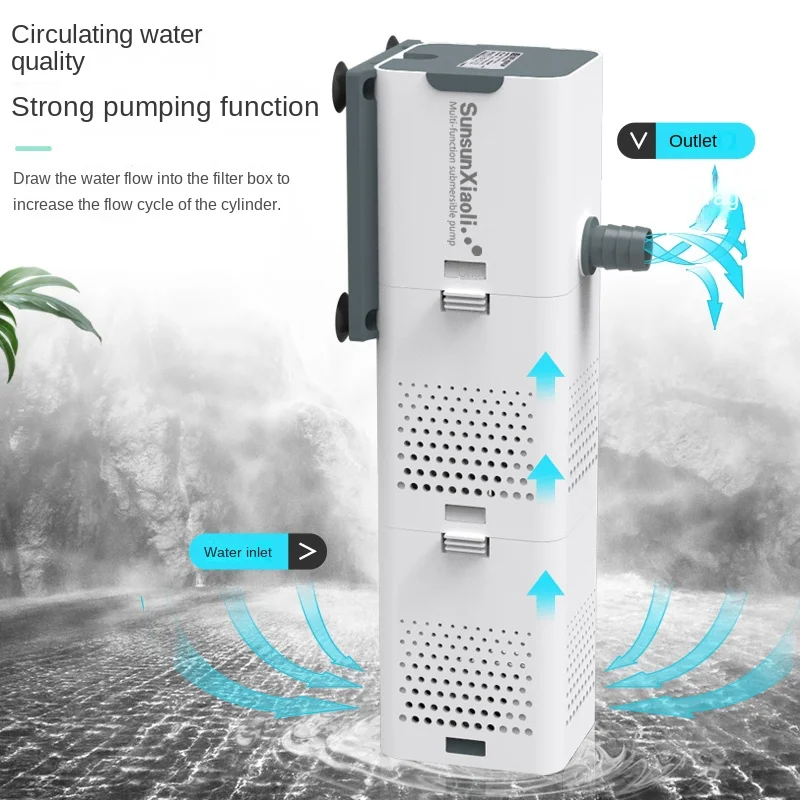SUNSUN 3 in 1 Filter for Aquar - Aquarium Blue Marine Reef 60 评论和价格
