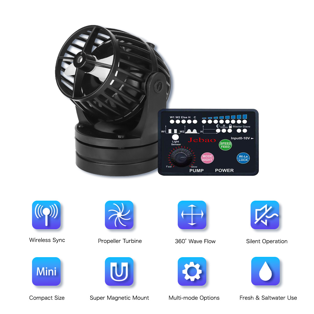 Jebao Jecod SW-2 SW-4 SW-8 SW- - Marine Aquarium Wave Maker 评论和价格