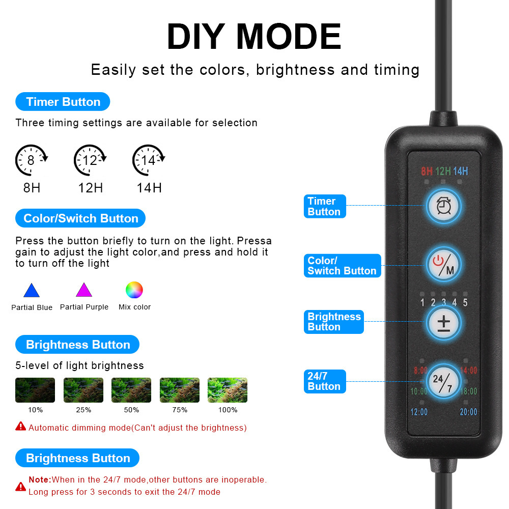 LED Aquarium Light Full Spectr - Marine Aquarium Led Lights 评论和价格