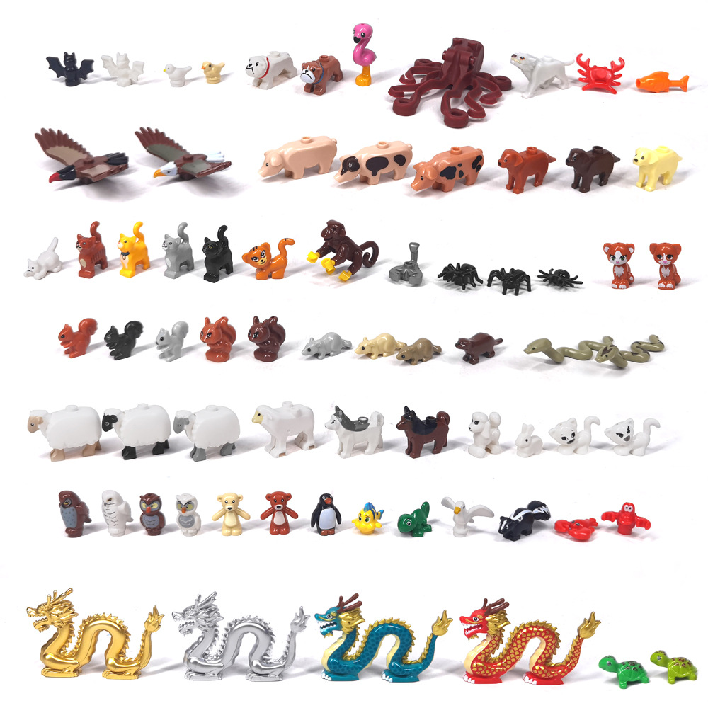 MOC 1PCS Printed Zoo Animals C - Marine Zoo 评论和价格