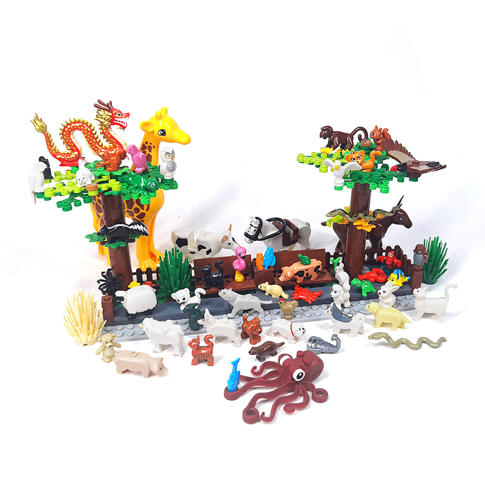 MOC 1PCS Printed Zoo Animals C - Marine Zoo 评论和价格