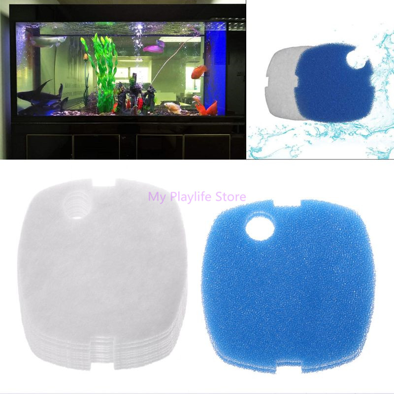 10pcs Aquarium Filter Pads Spo - Aquarium Blue Marine Reef 60 评论和价格