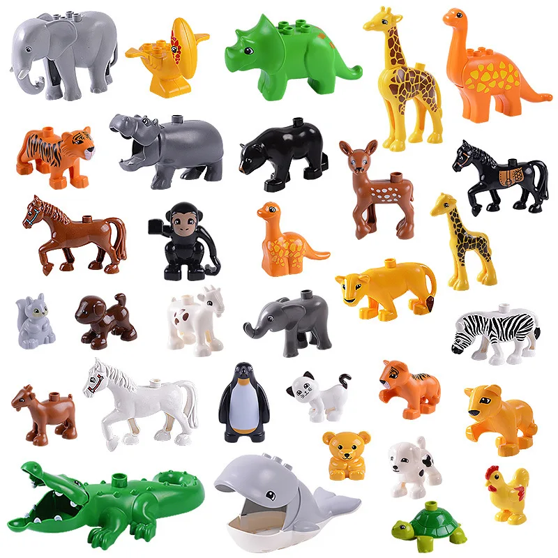 Large  Building Blocks Zoo Ani - Marine Zoo 评论和价格